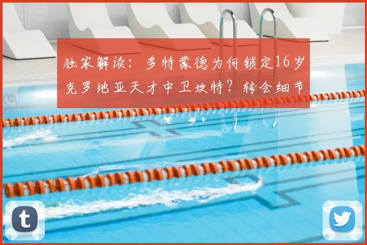 独家解读：多特蒙德为何锁定16岁克罗地亚天才中卫坎特？转会细节与球员前景全分析