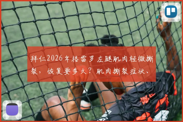拜仁2026年格雷罗左腿肌肉轻微撕裂，恢复要多久？肌肉撕裂症状、治疗及重返球场时间线详解